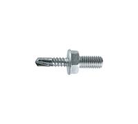 Apolo 96320M810Trb - Tornillo Punta Broca Trb St 6,3X19 Cabeza Hexagonal Rosca Métrica M8X10 Acero Cincado, 100 Unidades