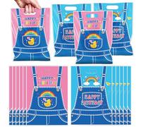 Aposwow Regalos de fiesta de dibujos animados para profesores ingleses - 50 bolsas de golosinas para profesores Rachell Girls Rainbow ABC suministros de fiesta para fanáticos de dibujos animados