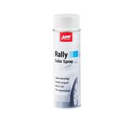 APP Rally Color Spray - Pintura Acrilica Blanca en Aerosol | Barniz Spray Blanco Brillante | Pintura Blanca para Madera, Metal, Plástico, Coche | Barniz Acrilico en Aerosol | Blanco Brillante | 500 ml