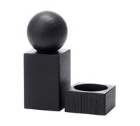 Applicata Molino de especias y salero Twist Roble teñido de negro