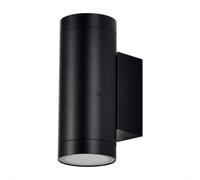Applique LED Exterior 2xGU10 Montaje Pared Doble Emisión Negro V-TAC VT-11015
