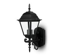 Applique LED Exterior Pared V-TAC VT-760 E27 IP44 Blanco Negro