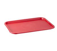 APS 00530 bandeja de comida rápida, 35 x 27 cm, H: 2 cm, de polipropileno, de color rojo