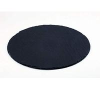 APS 00969 placa de pizarra natural, Ø 28 cm, espesor de 4-7mm