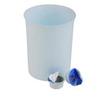 APS 02038 Sobras de la mesa de contenedores Ø 11cm, H: 14cm, 0,9 litros SAN, blancos
