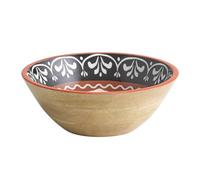 APS 1055 - Cuenco de madera de mango, revestimiento de resina epoxi interior, diámetro 30 cm, 3 litros, frutero, ensaladera, cuenco
