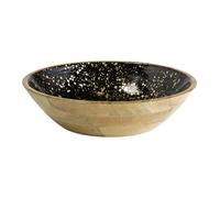 APS 1057 - Cuenco de madera de mango, revestimiento de resina epoxi interior, diámetro 37 cm, 4 litros, frutero, ensaladera, cuenco