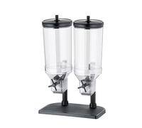 APS 11841 - Dispensador de cereales Duo "FRESH+EASY", 22 x 35 cm, altura: 52 cm, recipiente de SA, tapa de acero inoxidable 18/8