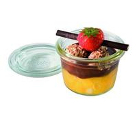 APS 12 tarros originales WECK de 80 ml con tapa, Ø 6 cm, H: 5,5 cm, tarro mini con tapa de cristal, tarro de conserva, tarro decorativo, tarro de postre, tarro de almacenamiento, apto para el lavavajillas