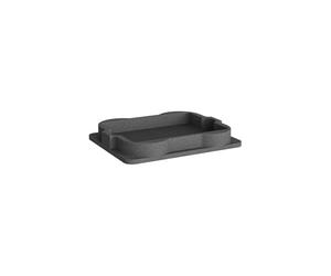 APS 14078 Bandeja GN 1/2 VALO - EPP, 30 x 24 cm, alto: 4 cm, negro, sistema GN