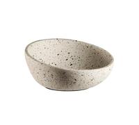 APS 30080 Cuenco decorativo/frutero TERRAZZO - Hormigón, Ø 22 cm, alt.: 6/10,5 cm, 1,1 litros, aspecto terrazo