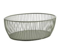 APS 30473 Svart - Cesta (24 x 19 cm, altura de 8 cm), color verde ahumado