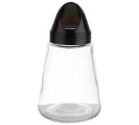 APS 40517 - Dispensador de aperitivos (cristal, tapa de rosca de acero inoxidable, diámetro de 8,5 cm, altura de 15,5 cm)