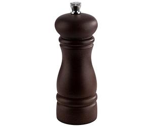 APS 40575 - Molinillo de sal de madera de haya, mecanismo de cerámica, diámetro de 5,5 cm, altura de 15,5 cm
