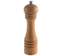 APS 40576 - Molinillo de sal de madera de haya, mecanismo de cerámica, diámetro de 6 cm, altura de 23 cm