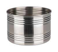 APS 40659 Snackcan, Ø 12 cm, altura 8 cm, 0,8 litros, acero inoxidable, mate