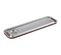 APS 80028 GN 2/4 - Tapa de enchufe de transporte, junta de silicona, mango y orificio antipresión negativa, no apto para amortiguadores combinados