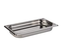APS 81301 GN 1/3 - Recipiente de acero inoxidable (32,5 x 17,6 cm, profundidad: 40 mm, acero inoxidable, 1,5 L)