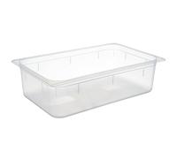 APS 82108 - Recipiente GN 1/1, 53 x 32,5 cm, 150 mm de profundidad, 19,5 litros, escala, polipropileno