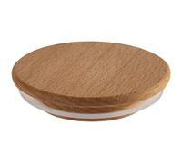 APS 82363 - Juego de 12 tarros de madera con junta de silicona, diámetro de 7 cm, apto para 82245 y 82246