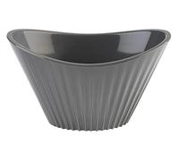 APS 84783 - Cuenco (melamina, 9,5 x 5,5 cm, altura 5,5 cm), color gris