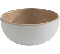 APS 84930 Frida - Cuenco (melamina, 8,5 x 3,5 cm), color blanco y beige
