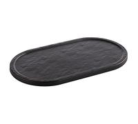 APS 85099 - Bandeja de melamina (28 x 15,5 x 1 cm, apta para lavavajillas), color negro