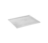 APS 85326 Bandeja GN 1/2 FOOTMARK - Melamina, 32,5 x 26,5 cm, blanco/gris, sistema GN, apta para lavavajillas