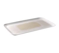 APS 85500 GN 1/1 Blush - Bandeja (53 x 32,5 cm, altura de 2,5 cm, melamina, color blanco/beige)