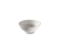 APS 85509 - Cuenco de melamina (19 cm de diámetro, 8 cm de alto, 0,9 L), color blanco y beige