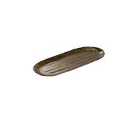 APS 85551 Bandeja/tabla para sushi UMI - Melamina marrón, 28,5 x 11,5 cm, apilable