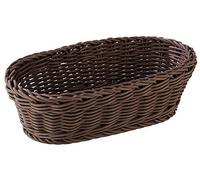 APS Baguette cesta, ovalada de polipropileno, Moca, 28 x 16 x 8 cm
