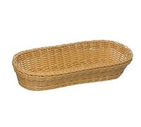 APS Baguette Cesta Ovalada, Polipropileno, Beige, 28 x 16 cm, h: 8 cm