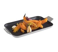 APS Cast Iron - Sartén para servir (hierro fundido, 20 x 13 x 2 cm, apilable, apta para horno, cuenco), color gris