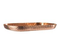 APS Cuenco de aluminio con superficie de cobre martillado para alimentos fríos y calientes, 23,0 x 15,5 cm, 1,4 l.