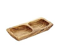APS Cuenco de olivo: 17,5 x 8,5 cm, altura: 2,5 cm, madera de olivo 0,15 litros (cada pieza es única. El color y las vetas pueden variar)