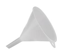 APS Embudo 30068, diámetro de 12 cm, altura de 14,5 cm, paso de 12 mm de diámetro, plástico (PE), color blanco, fabricado en Alemania