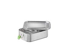 APS Fiambrera de acero inoxidable duradero de alta calidad 1100 ml in ivisor/caja de almacenamiento de alimentos a prueba de fugas/caja bento para niños, ocio y adultos/fiambrera mediana