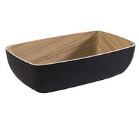 APS Frida - Cuenco de melamina (1/4, 1,8 L, 26,5 x 16,2 cm, 7,5 cm de altura), color negro