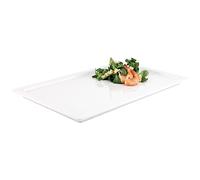 APS GD101 rectangular Bandeja de buffet, 1/2 GN, color blanco