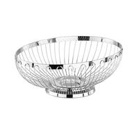 APS-Germany 30250 cesta para pan Acero inoxidable Plata Ovalado - Cestas para pan (Acero inoxidable, Plata, Ovalado, 280 mm, 210 mm, 95 mm)