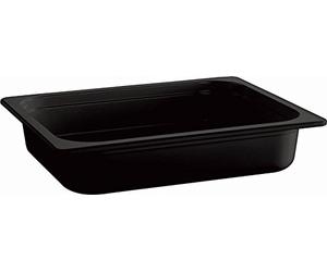APS GN 1/2 Depósito - Eco Line de, melamina, Negro, 3,4 l, 32,5 x 26,5 cm, h: 6,5 cm