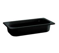 APS GN 1/4 recipiente Eco Line, negro melamina, 1,35 l, 26,4 x 16,2 cm, H: 6,5 cm