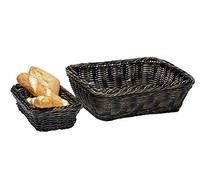 APS GN 2/3 Cesta, Polipropileno, Negro/marrón, 32,5 x 35,4 cm, h: 10 cm