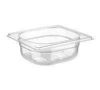 APS GN - Bandeja 1/6 65 mm de Profundidad, 1 L, 176 x 162 policarbonato de microondas y temperat ureig Nung a Partir de 40 °C hasta + 100 °C