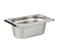 APS GN Recipiente de 1/9 65 mm de Profundidad, 0,6 l, 176 x 108 mm Acero Inoxidable