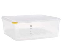 APS huevos-Box GN-2/3, 35,4 x 32,5 cm aprox aire, altura 20 cm polietileno, para 4 capas para cada 30 huevos (120 huevos=) con tapa para entrada de aire
