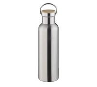 APS Petaca de Acero Inoxidable, Botella de Agua de 750 ml, Incluye asa de Transporte y Sello de Recambio/Botella de Bebida de Doble Pared a Prueba de Fugas para niños, Ocio y Adultos