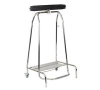 APS tret-soporte de la bolsa, acero inoxidable, 59 x 43 cm, H: 96 cm