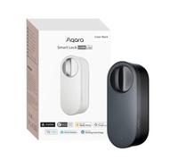 Aqara Cerradura Inteligente U200 Lite Negro, Matter over Thread | Modo Silencioso, Bloqueo Automático, Acceso Remoto, Batería Recargable, Compatible con Apple Home, Alexa